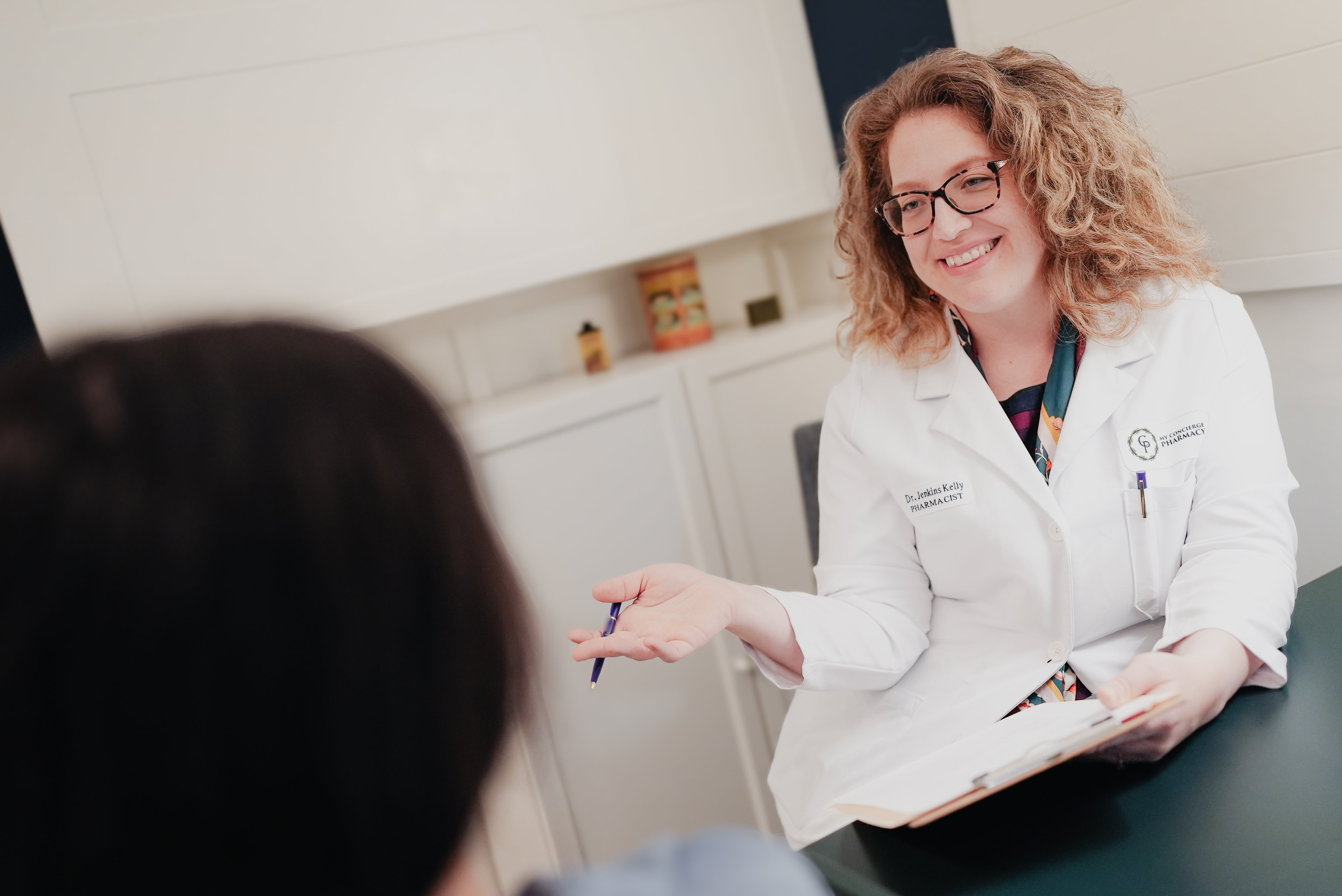 Medication therapy work at the pharmacy